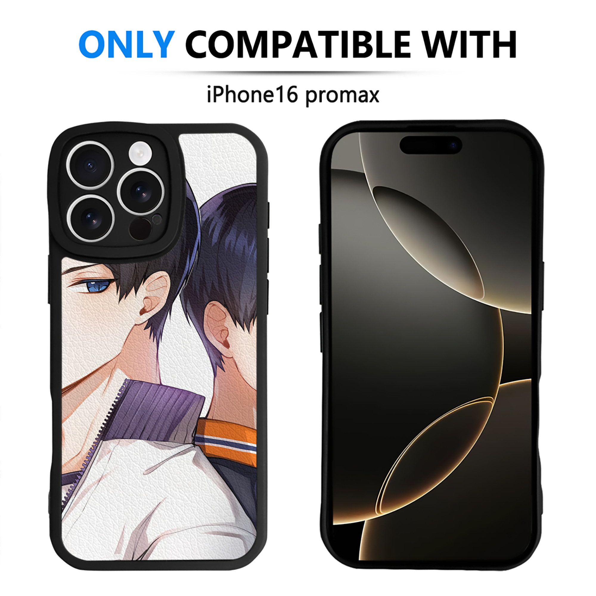 （画像用） ハイキュー!! Haikyu!! 【iPhone 16シリーズ対応】シリコンスマホケース（レザー調） 材質：シリコン